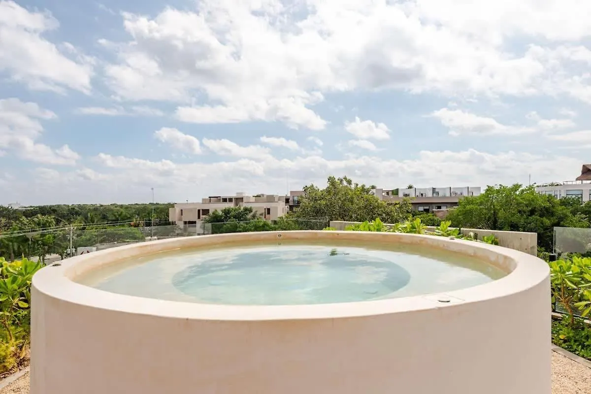 Apartamento Estudio En Av. Coba Para 4 Personas Tulum México