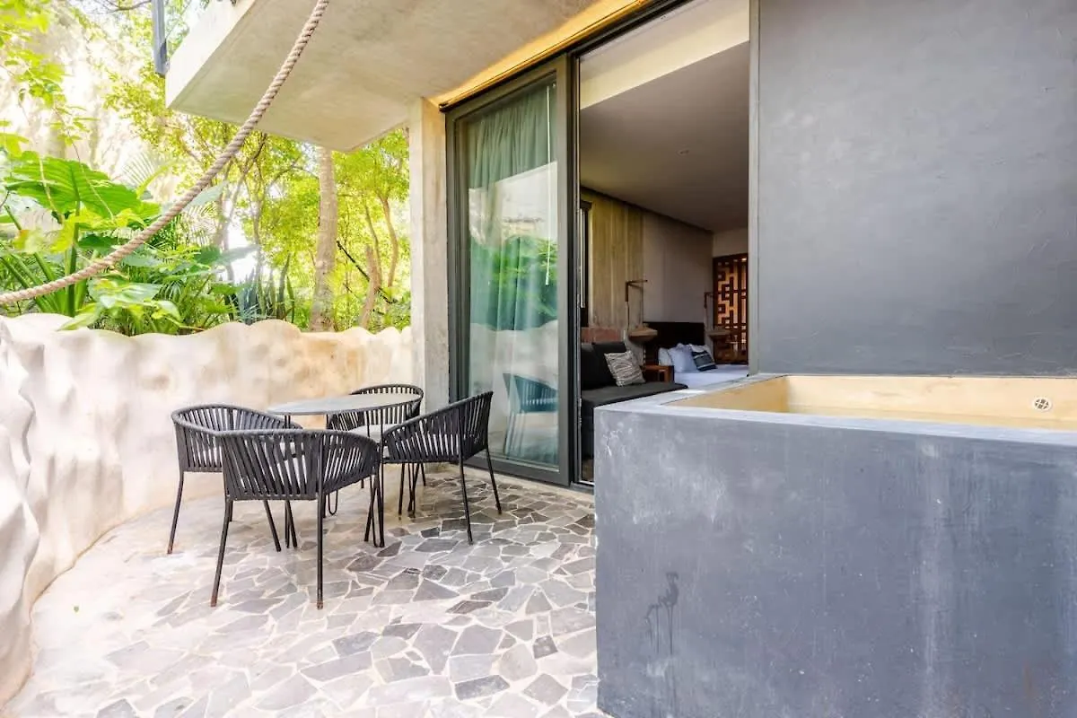 Estudio En Av. Coba Para 4 Personas Tulum México