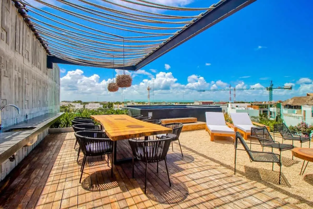 Estudio En Av. Coba Para 4 Personas Tulum Apartamento